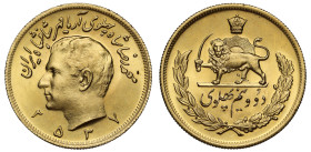 Iran gold 2.5 Pahlavi MS2537