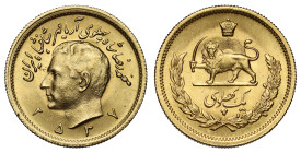 Iran gold Pahlavi MS2537