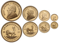 South Africa 2023 gold proof partial Set (4)
