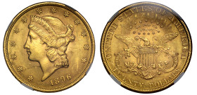 MS62 | USA 1896 gold $20 Liberty