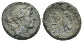 Lucania, Thourioi. Bronze circa 280-213 BC, Æ 18.16 mm, 5.50 g.
Deposits. About VF
