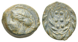 Sicily, Himera. Hemilitron circa 415-409 BC, Æ 16.72 mm, 3.46 g.
VF