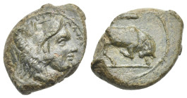 Sicily, Kephaloidion. Bronze circa 307-289 BC, Æ 20.85 mm, 6.07 g.
Rare. Good VF