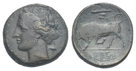 Sicily, Syracuse. Bronze circa 275-265, Æ 20.14 mm, 6.68 g.
About VF