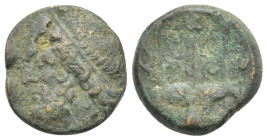 Sicily, Syracuse. Hieron II, Bronze circa 240-215 BC, Æ 18.76 mm, 6.63 g.
Lack of metal to obv. Fine