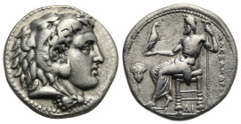 Kings of Macedon. Memphis. Babylon, circa 332-323 BC. AR, 26.82 mm, 16.69 g.
VF