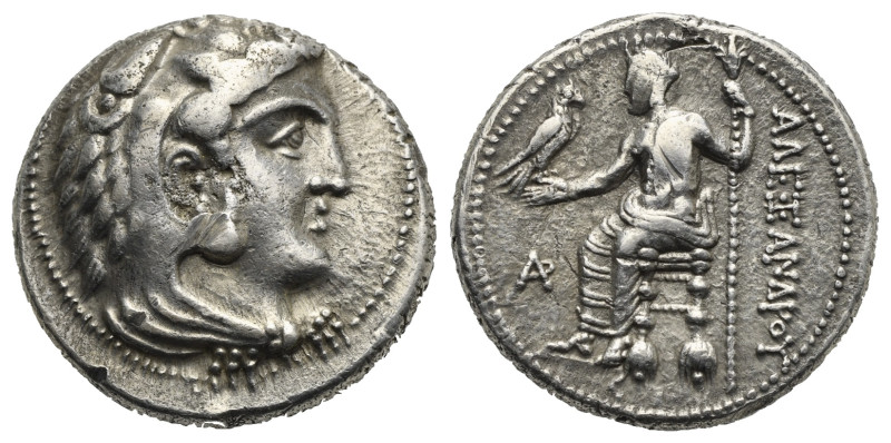 Kings of Macedon. Alexander III the Great, 336-323 BC. Tetradrachm AR, 25.98 mm,...