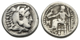Kings of Macedon. Milet. Drachm, circa 325-323 BC, AR 16.35 mm, 4.14 g. 
Good Fine