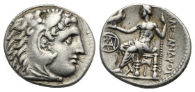 Kings of Macedon. Milet. Drachm, circa 295-275 BC, AR 18.54 mm, 4.26 g. 
VF
