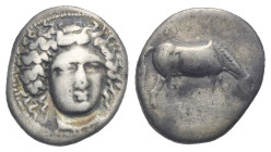Thessaly, Larissa. Drachm circa 400-380, AR 19.77 mm, 5.73 g.
About VF
