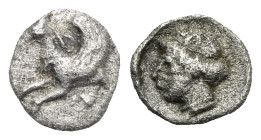 Akarnania, Leukas. Diobol circa 400-375 BC, AR 11,22 mm, 0,86 g.
Fine