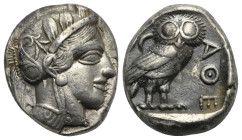 Attica, Athens. Tetradrachm circa 454-404. AR 24.43 mm, 17.14 g.
Good VF