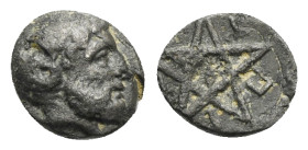 Mysia, Pitane. Bronze circa 4th-3rd century BC, Æ 7.02 mm, 0.53 g. 
VF