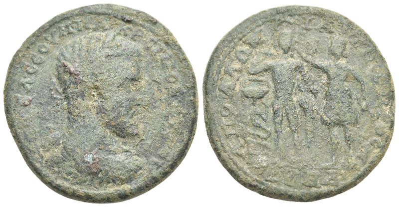 Mysia, Apollonia ad Rhyndacum. Marcus Aurelius. Bronze 161-180, Æ 36,21 mm, 26,2...