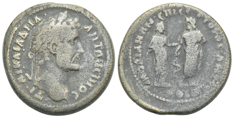 Mysia, Pergamon. Antoninus Pius, 138-161. Bronze medallic type struck under the ...