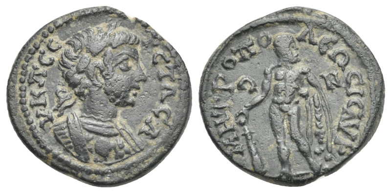 Ionia, Metropolis. Geta as Augustus. Bronze 209-211, Æ 20,28 mm, 4,70 g.
Attract...