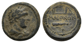 Lydia, Maionia. Time of Hadrian, Pseudo-autonomous issue. Bronze 117-138, Æ 16,25 mm, 3,74 g.
About VF.