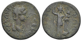 Phrygia, Synnada. Salonina Augusta wife of Gallienus, 254-268. Bronze, AE 26.98 mm, 10.35 g.
About VF