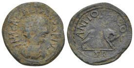 Pisidia, Antioch. Gallienus, sole reign, 253-268. Bronze, AE 29.70 mm, 13.61 g.
About VF