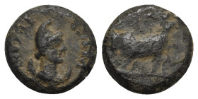 Pisidia, Antioch. Pseudo-autonomous issue. Bronze circa 2nd century, AE 14.17 mm, 2.38 g.
Rare. Good Fine