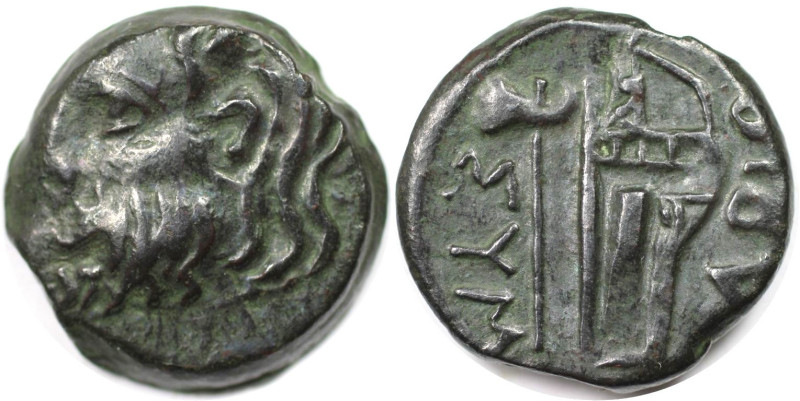 Griechische Münzen, BOSPORUS. Tetrahalk 280-275 v. Chr. (6,32 g. 19 mm). Vs.: Ko...