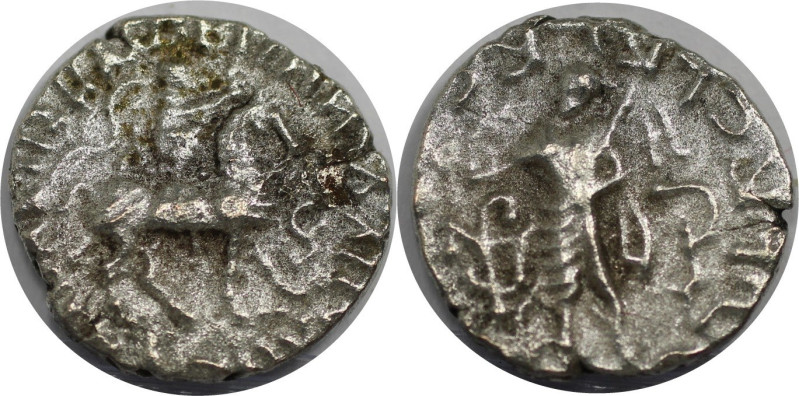 Griechische Münzen, INDO - SKYTHEN. Azes I/II, ca. 35-12 v. Chr. Drachmen. 1,86 ...