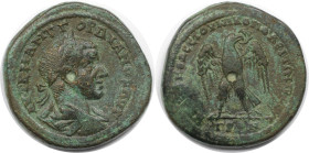 Römische Münzen, MÜNZEN DER RÖMISCHEN KAISERZEIT. Moesia Inferior, Nikopolis & Istrum. Gordian III. Ae 28, 238-244 n. Chr. (16.55 g. 29 mm) Vs.: AVT K...