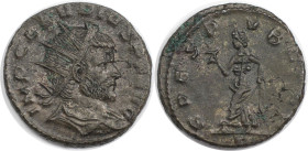 Römische Münzen, MÜNZEN DER RÖMISCHEN KAISERZEIT. Claudius II. Gothicus. Antoninianus 268-270 n. Chr. (3,45 g. 19 mm) Vs.: IMP C CLAVDIVS PF AVG, Büst...