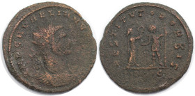 Römische Münzen, MÜNZEN DER RÖMISCHEN KAISERZEIT. Aurelian 270-275 n. Chr. Antoninianus, Cyzicus. (3,98 g. 22 mm) Vs.: IMP C AVRELIANVS AVG, Büste mit...