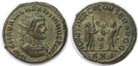 Römische Münzen, MÜNZEN DER RÖMISCHEN KAISERZEIT. Maximianus Herculius (286-310 n. Chr). Antoninianus. (4,53 g. 22,5 mm) Vs.: IMP C M AVR VAL MAXIMIAN...