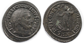 Römische Münzen, MÜNZEN DER RÖMISCHEN KAISERZEIT. Licinius I. (308-324 n. Chr). Follis (4.54 g. 23 mm). Vs.: IMP C VAL LICIN LICINIVS PF AVG, Kopf mit...