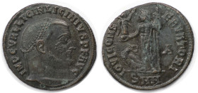 Römische Münzen, MÜNZEN DER RÖMISCHEN KAISERZEIT. Licinius I. (308-324 n. Chr). Follis (3.56 g. 22.5 mm). Vs.: IMP C VAL LICIN LICINIVS PF AVG, Kopf m...