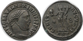 Römische Münzen, MÜNZEN DER RÖMISCHEN KAISERZEIT. Maximinus II. (310-313 n. Chr). Follis. (4,42 g. 21 mm) Vs.: IMP C GAL VAL MAXIMINVS PF AVG, Kopf mi...