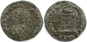 Römische Münzen, MÜNZEN DER RÖMISCHEN KAISERZEIT. Constantinus II. (337-340 n. Chr). Follis. (3,38 g. 18,5 mm) Vs.: CONSTANTINVS IVN NOB C, Büste mit ...