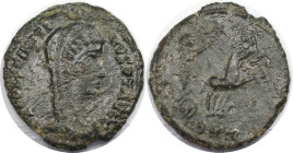 Römische Münzen, MÜNZEN DER RÖMISCHEN KAISERZEIT. Constantinus I. (307-337 n. Chr). Divus Constantinus I. Follis. Auf den Tod. (1,79 g. 15,5 mm) Vs.: ...