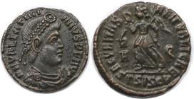 Römische Münzen, MÜNZEN DER RÖMISCHEN KAISERZEIT. Valentinianus I. (364-375 n. Chr). AE. (2,15 g. 17,5 mm) Vs.: DN VALENTINIANVS PF AVG, Drapierte, kü...