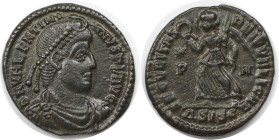 Römische Münzen, MÜNZEN DER RÖMISCHEN KAISERZEIT. Valentinianus I. (364-375 n. Chr). AE. (2,02 g. 18 mm) Vs.: DN VALENTINIANVS PF AVG, Drapierte, küra...