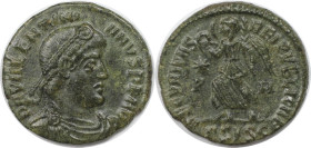 Römische Münzen, MÜNZEN DER RÖMISCHEN KAISERZEIT. Valentinianus I. (364-375 n. Chr). AE. (2,38 g. 18,5 mm) Vs.: DN VALENTINIANVS PF AVG, Drapierte, kü...
