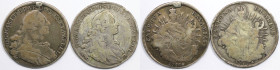 Altdeutsche Münzen und Medaillen, BAYERN / BAVARIA, Lots und Sammlungen. Maximilian III. Joseph (1745-1777). Madonnentaler 1759 (Henkelspur) und Madon...