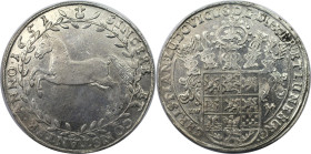 Altdeutsche Münzen und Medaillen, BRAUNSCHWEIG - LÜNEBURG - CELLE. Christian Ludwig (1648-1665). Reichstaler 1651, Clausthal. Silber. 29,01 g. Dav. 65...