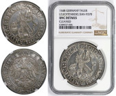 Altdeutsche Münzen und Medaillen, LEUCHTENBERG. LANDGRAFSCHAFT. Georg III. (1531-1555). Taler 1548, Pfreimd, mit Titel Karls V. Silber. 28,81 g. Dav. ...
