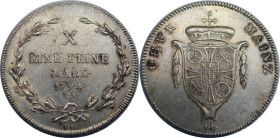 Altdeutsche Münzen und Medaillen, MAINZ. ERZBISTUM. Friedrich Karl Joseph von Erthal (1774-1802). Konv.-Taler 1794, Mainz. Silber. 27,97 g. Dav. 2433,...