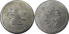Weltmünzen und Medaillen, Türkei / Turkey. 2 Kurush (80 Para) AH 1203/6 (1794), Silber. 24.7 g. 41 mm. Sehr schön. Berieben