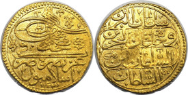 Weltmünzen und Medaillen, Türkei / Turkey. Mahmud I. Zeri Mahbub 1730 (AH 1143), Islambol. Gold. 2,60 g. KM 222, Pere 556. Sehr schön+