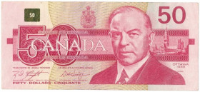 Banknoten, Kanada / Canada. 50 Dollars 1988. Pick 98d. I