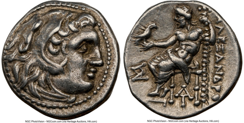 MACEDONIAN KINGDOM. Alexander III the Great (336-323 BC). AR drachm (17mm, 4.27 ...