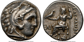 MACEDONIAN KINGDOM. Alexander III the Great (336-323 BC). AR drachm (16mm, 11h). NGC Choice VF. Posthumous issue of Colophon, ca. 319-310 BC. Head of ...