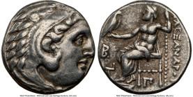 MACEDONIAN KINGDOM. Alexander III the Great (336-323 BC). AR drachm (16mm, 1h). NGC Choice VF. Posthumous issue of Colophon, ca. 310-301 BC. Head of H...