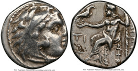 MACEDONIAN KINGDOM. Philip III Arrhidaeus (323-317 BC). AR drachm (16mm, 1h). NGC Choice VF. Sardes, under Menander or Kleitos, ca. 323-319/8 BC. Head...