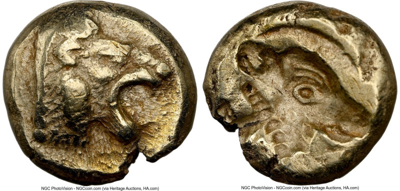 LESBOS. Mytilene. Ca. 521-478 BC. EL sixth-stater or hecte (11mm, 2.54 gm, 12h)....